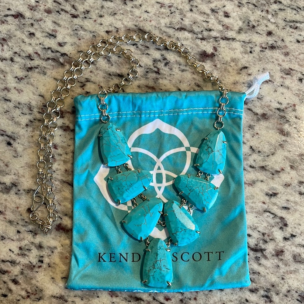 Kendra Scott Turquoise Harlie Necklace